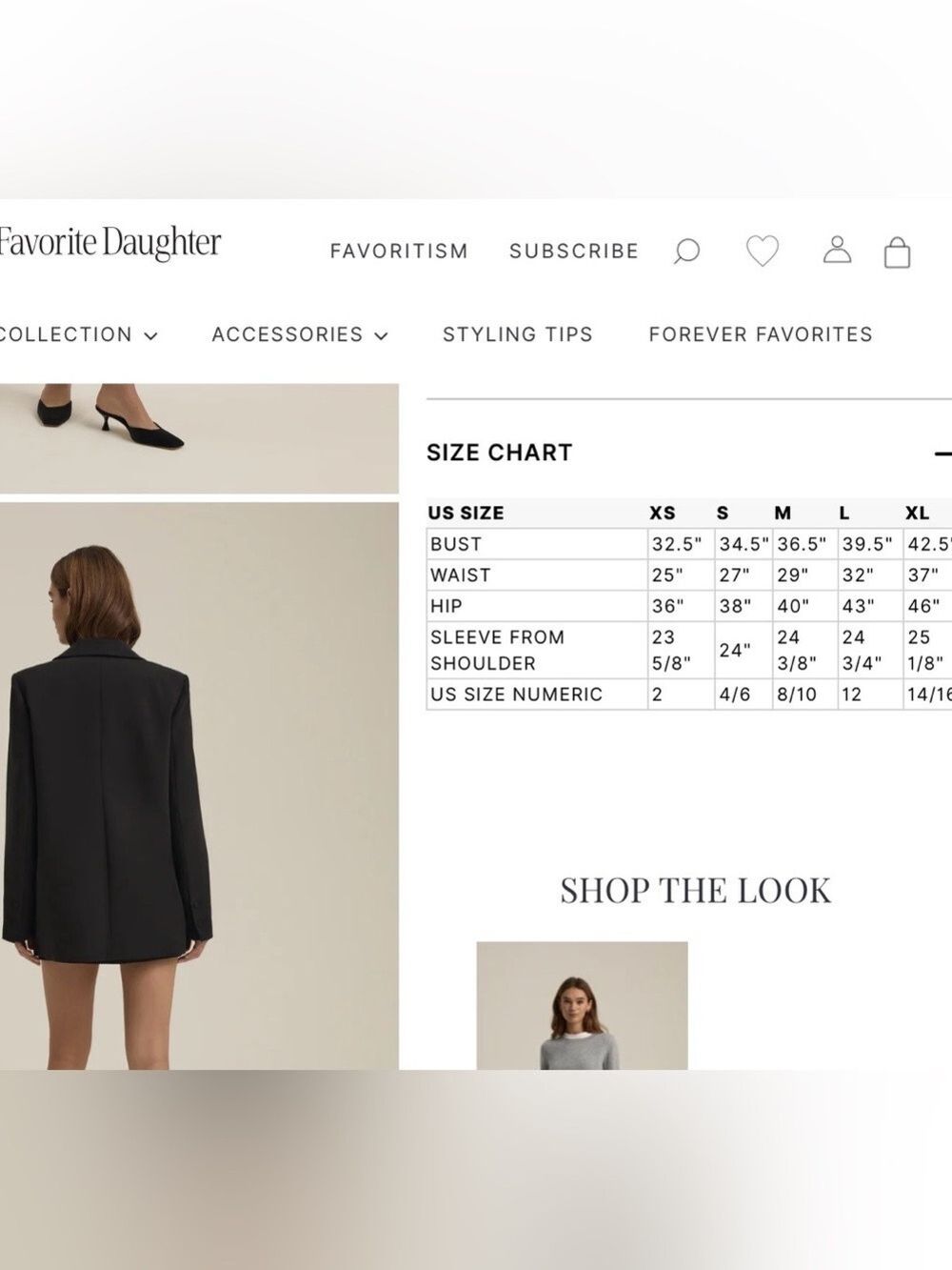Favorite Daughter Suits You Relaxed Oversized fit Blazer - Picture 13 of 13